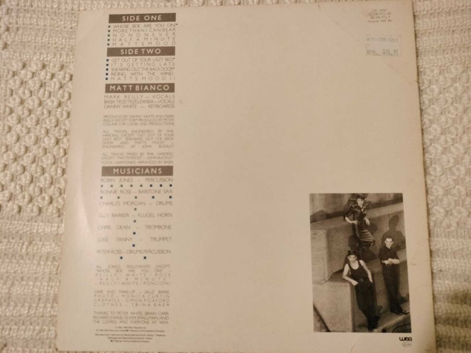 LP Matt Bianco - Whose Side Are You On ( Original 1984, Alemanha )