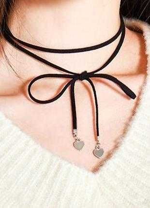 ювелирное украшение чокер - шнурок