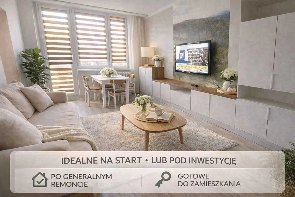Kawalerka • po remoncie • bez pośredników • niski czynsz • piwnica •
