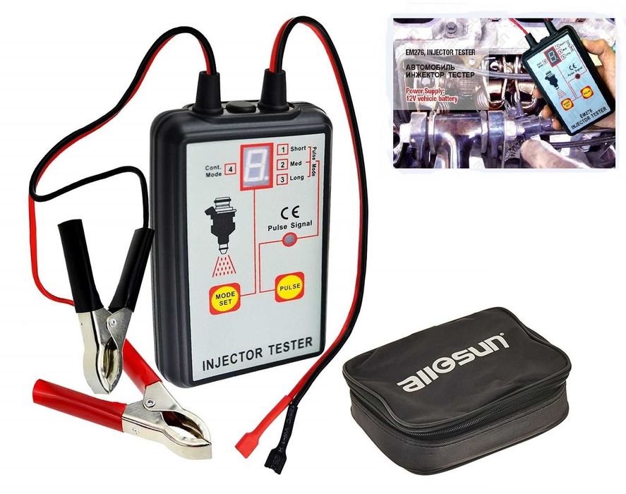 Teste electrico para injectores diesel e gasolina