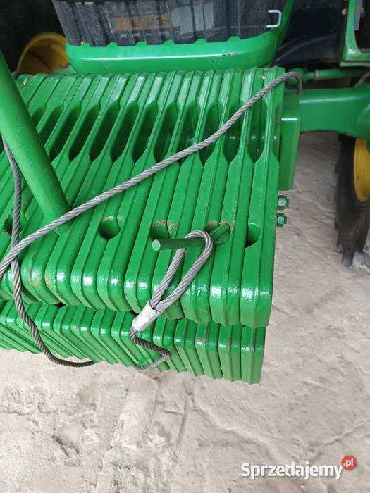 Obciążnik walizkowy John Deere 50 KG Żeliwny_Balast_Stan Bardzo dobry_Zadbane_Możliwa wysyłka_Walizki_Plasterki_Oryginalne z Niemiec_OKAZJA!