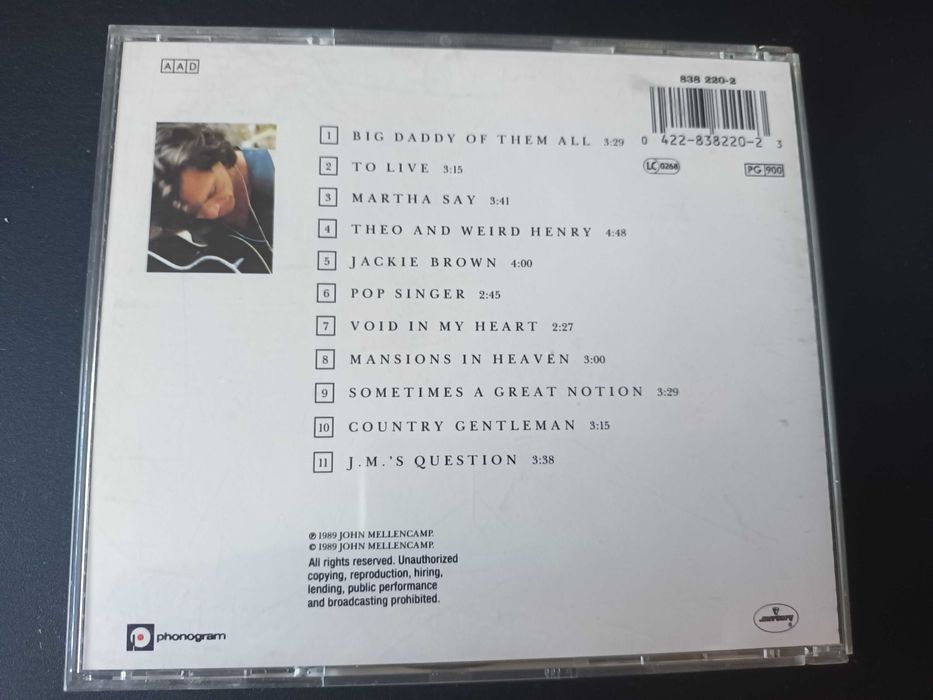John Cougar Mellencamp - Big Daddy (1989)
