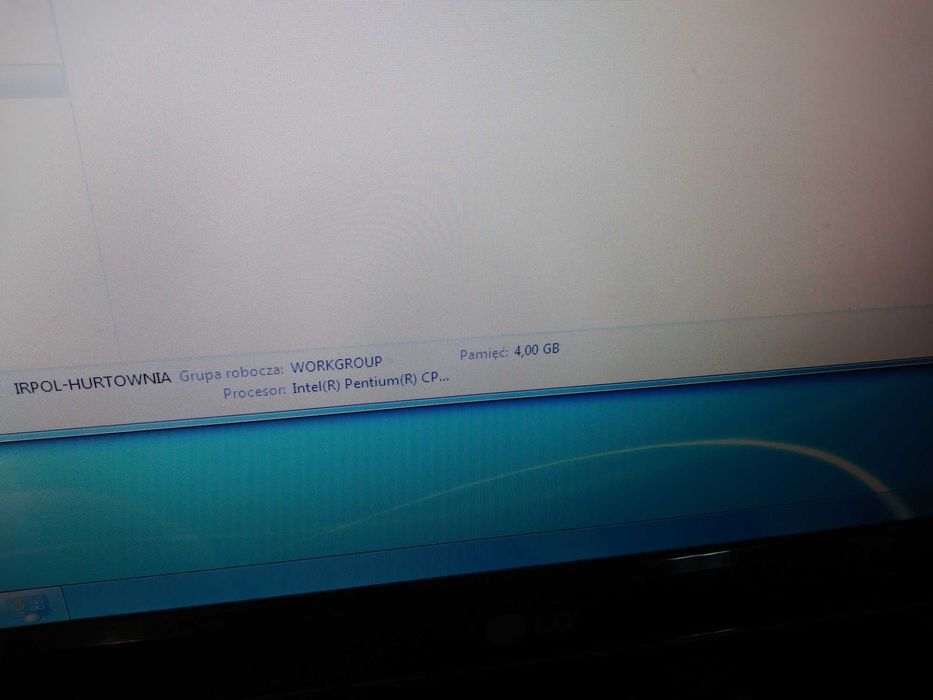 Czarny komputer OPTIMUS retro z oryginalną plombą gwarancyjną i Win 7