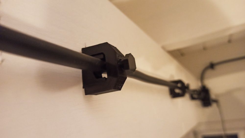 Uchwyt kablowy w stylu loft