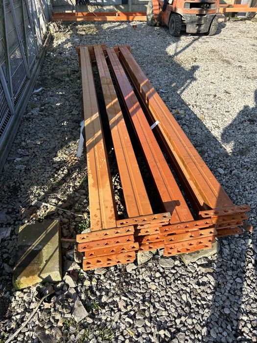 Regały magazynowe Meta trawersy 3600 i 2700 Okazja Transport