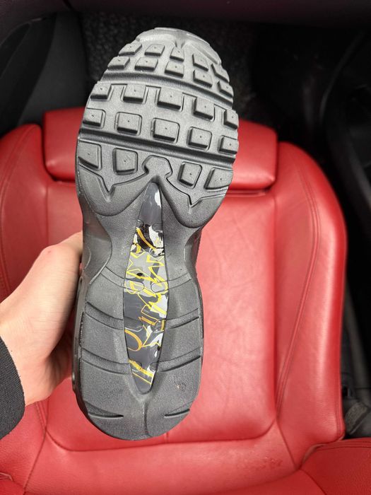 (ОПЛАТА ПІСЛЯ ОГЛЯДУ)Nike Air Max 95 Corteiz Black Найк Аір Макс 95