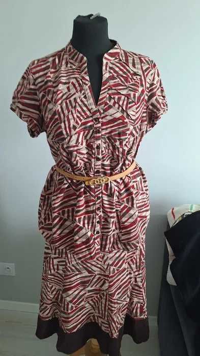 spódnica / bluzka len roz46/48