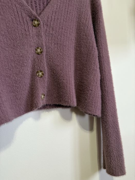 Cardigan lilás Pull&Bear