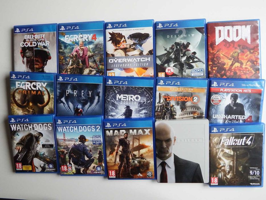 STRZELANKI gry AKCJI PS4 PS4 sprawdź koniecznie