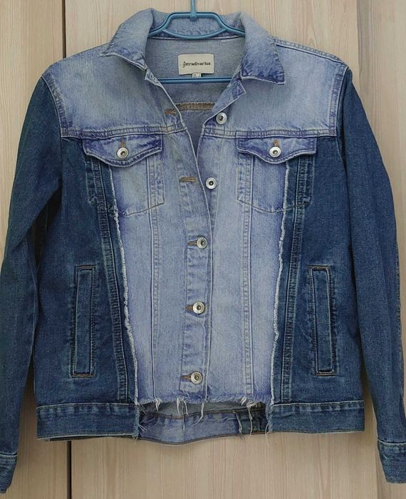 Джинсовая куртка женская  Stradivarius