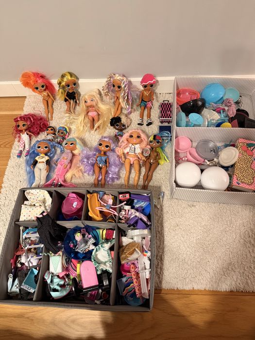 L.O.L omg ogromny zestaw lalki i akcesoria
