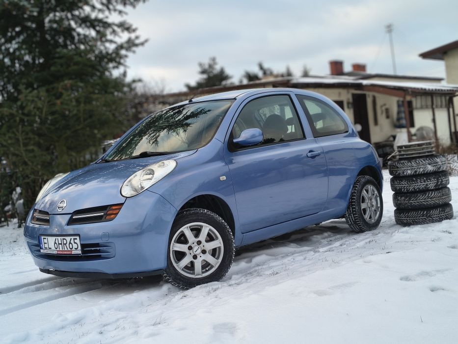 Nissan Micra K12 - 1.2 80 KM - bogate wyposażenie - 2 kpl kół