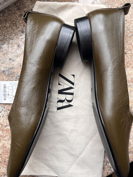Шкіряні мюлі Zara 40 p