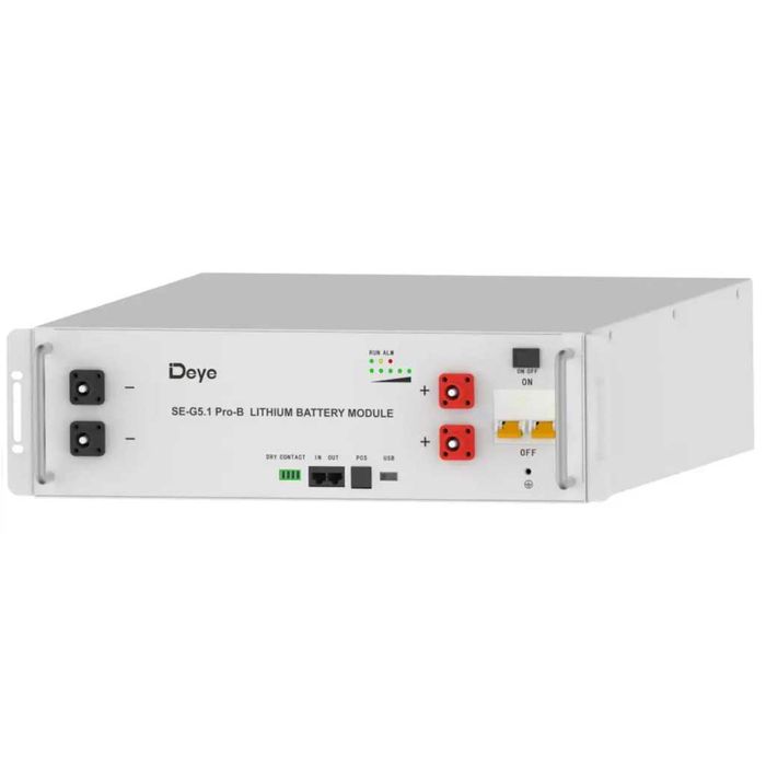 Deye SE-G5.1 Pro-B | 5,12 кВт·год | Акумулятор LiFePO4 | В наявності