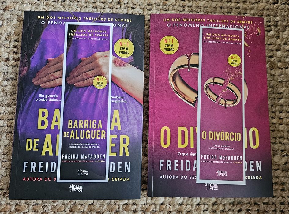 Conjunto de 2 livros da Freida McFadden novos por estrear