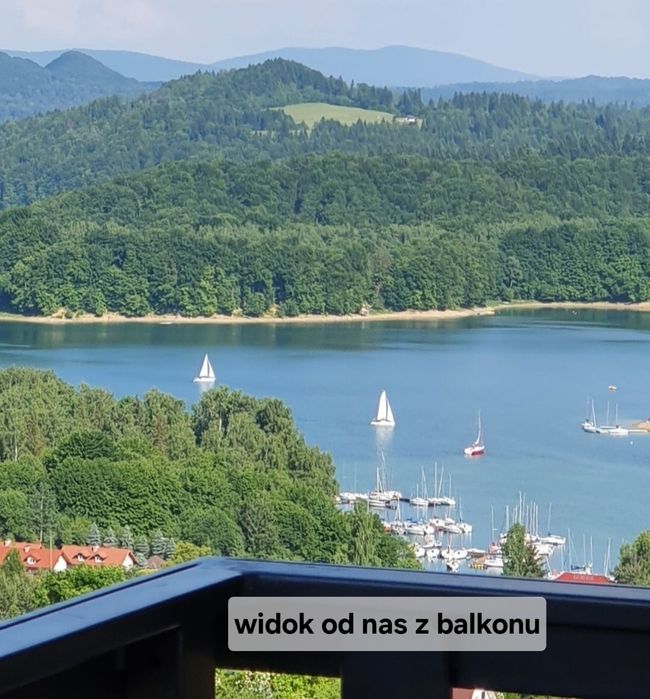 Pokoje z widokiem na J.Solińskie/ Polańczyk/Bieszczady