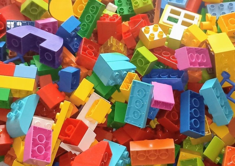 LEGO Duplo klocki konstrukcyjne mix 0,5 kg