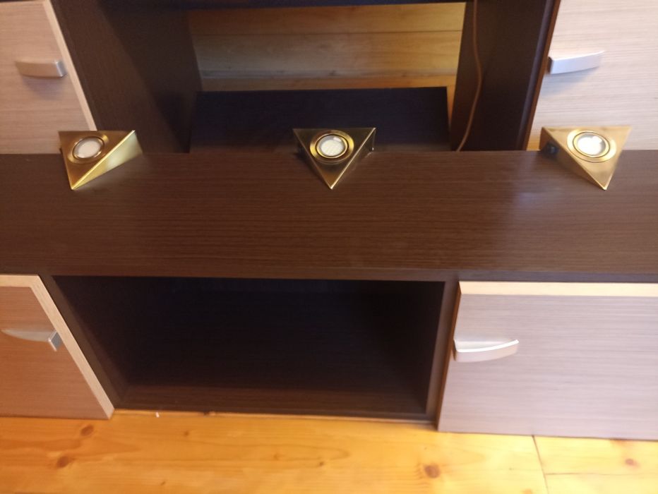 Biurko z 2 szafkami i 2 szufladami 160x65x75