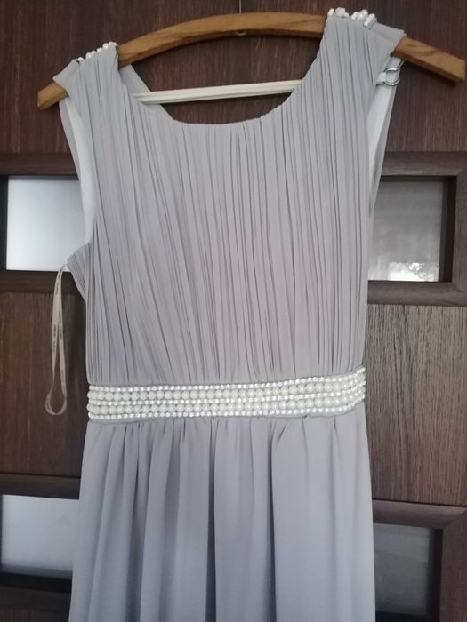 Długa suknia szara rozmiar s