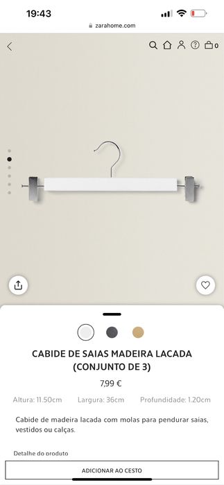6 cabides Zara Home