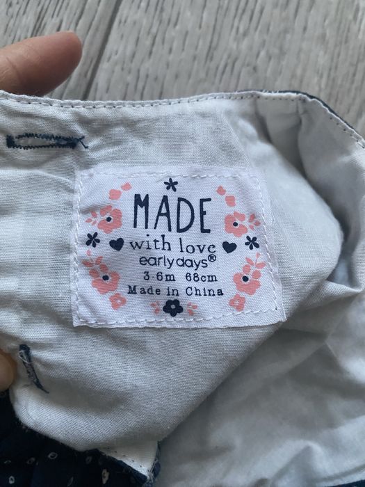 Хлопкова сукня для малечі