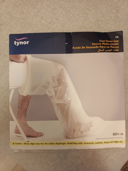 Osłona na gips/ortezę pod prysznic