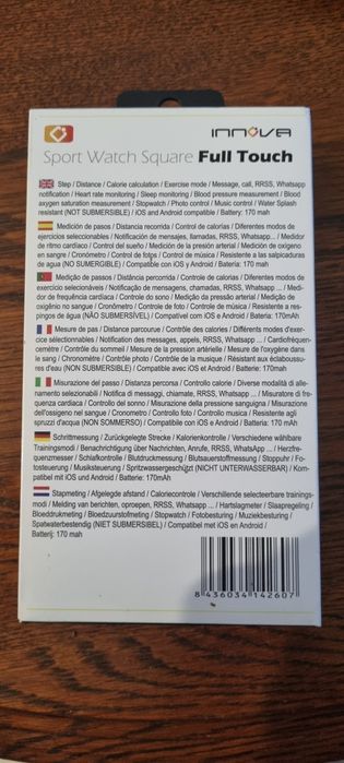 Smart sport watch Square