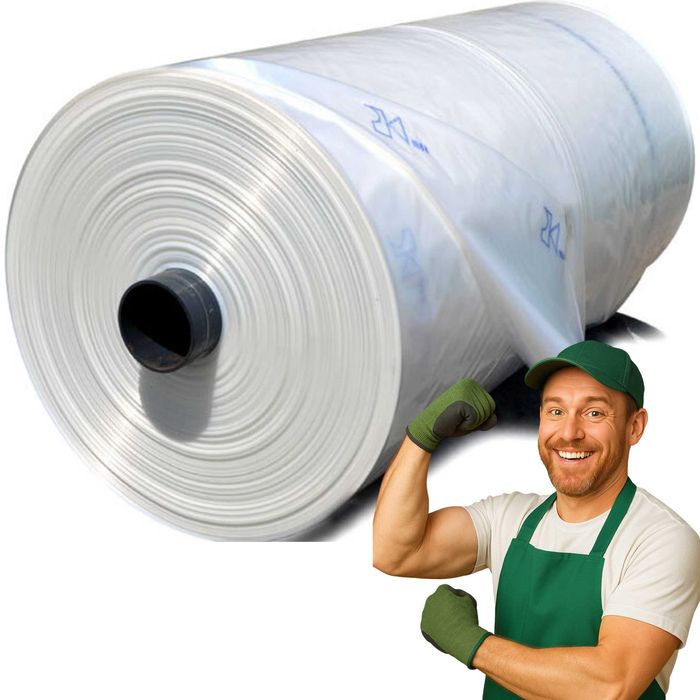 FOLIA TUNELOWA UV10 6m. Ogroidnicza Tunelowa Szklarniowa Namioty