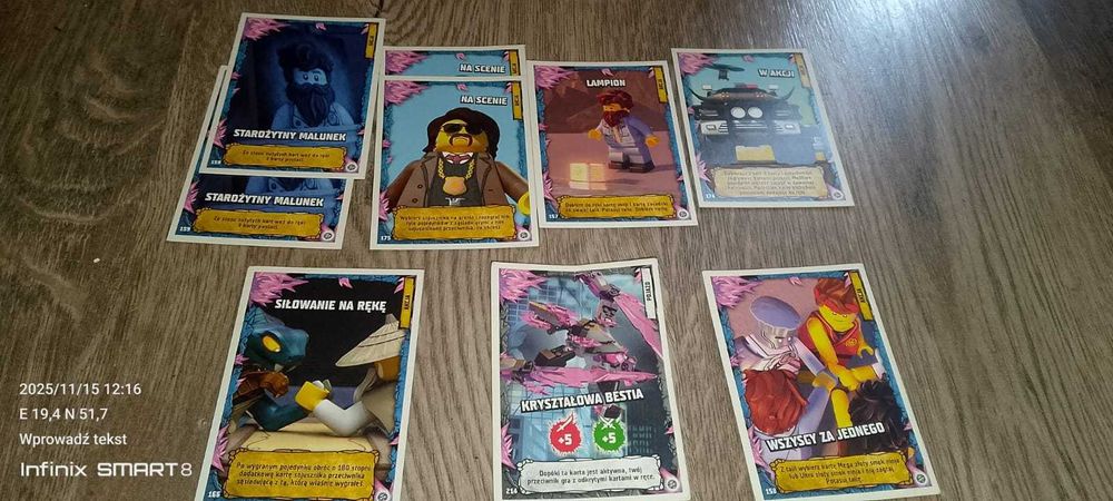 lego ninjago karty seria nr 8