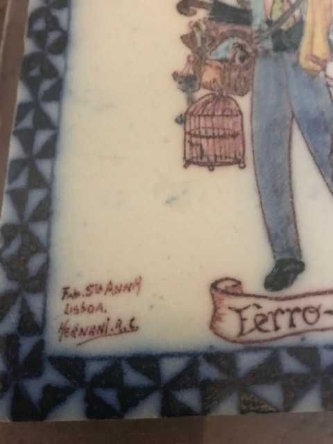 Azulejo profissões  - Ferro Velho