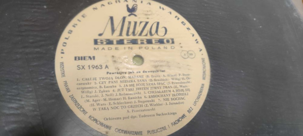 płyta winylowa powróćmy jak za dawnych lat przeboje zestaw 2 sztuki