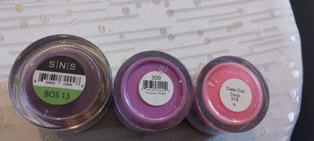 Manicure tytanowy pudry SNS