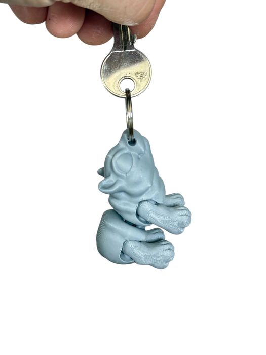Brelok ruchomy Hipopotam, dekoracja-mini figurka-zabawka-prezent