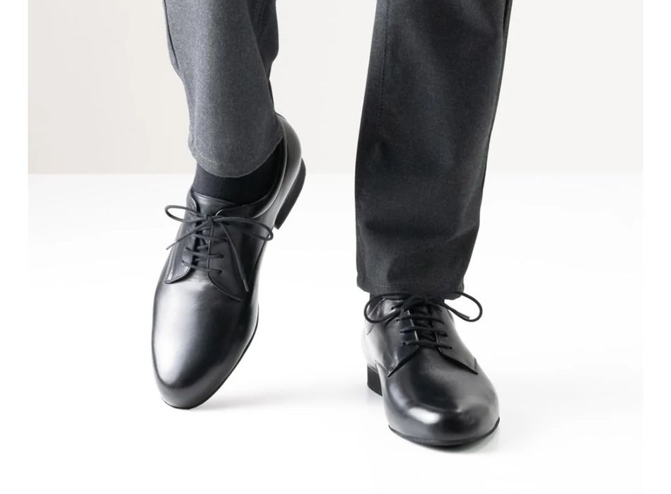 Werner Kern - Męskie buty do tańca 28048 - Skóra Czarny - z wkładką UK