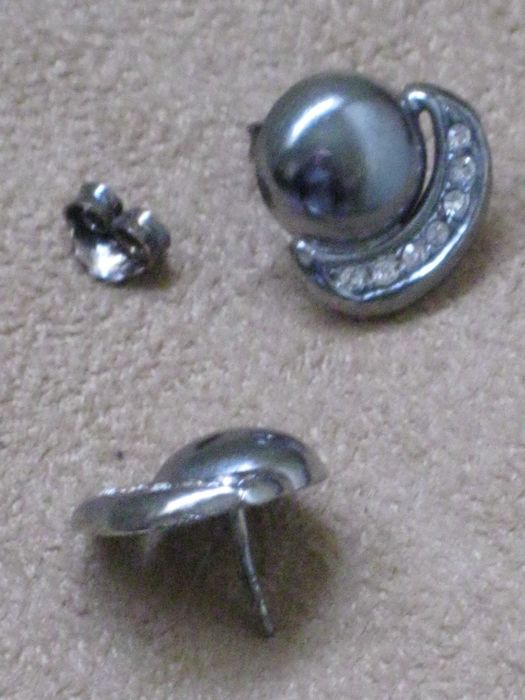 Brincos  Prata Maciça de Lei 925`/.. C/Contraste