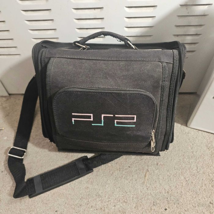 PS2 Slim + 2 Comandos + Buzz + Jogos Originais – Completa