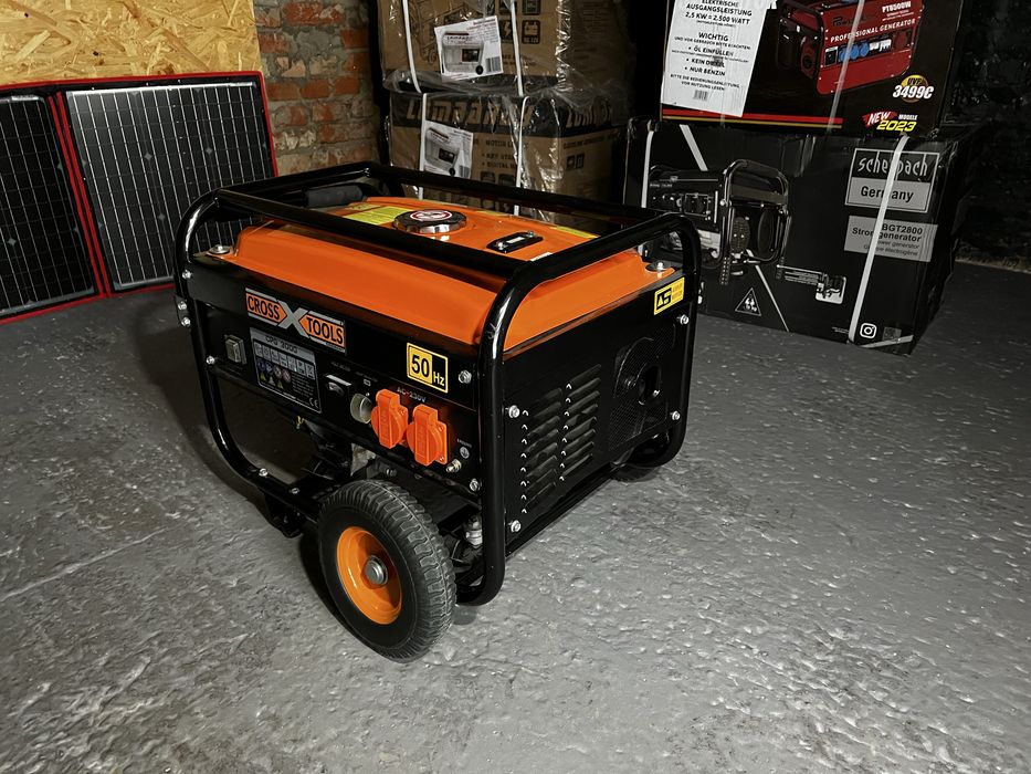 Генератор бензиновий Cross Tools CPG 3000v 2.5 кВт для дому чи офісу
