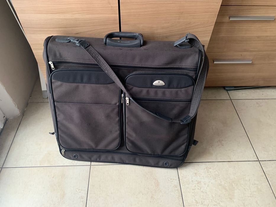 Torba na garnitur pokrowiec frakonosz z SAMSONITE ładny stan Grafit ja