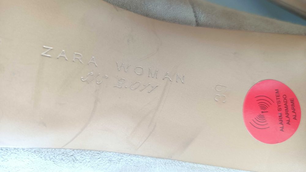 Eleganckie szpilki na platformie ZARA Woman, rozmiar 39