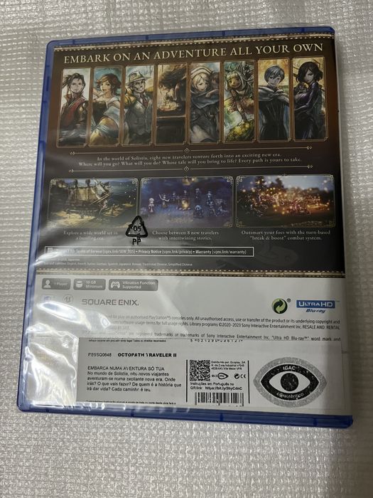 Octopath Traveler 2 PS5 selado