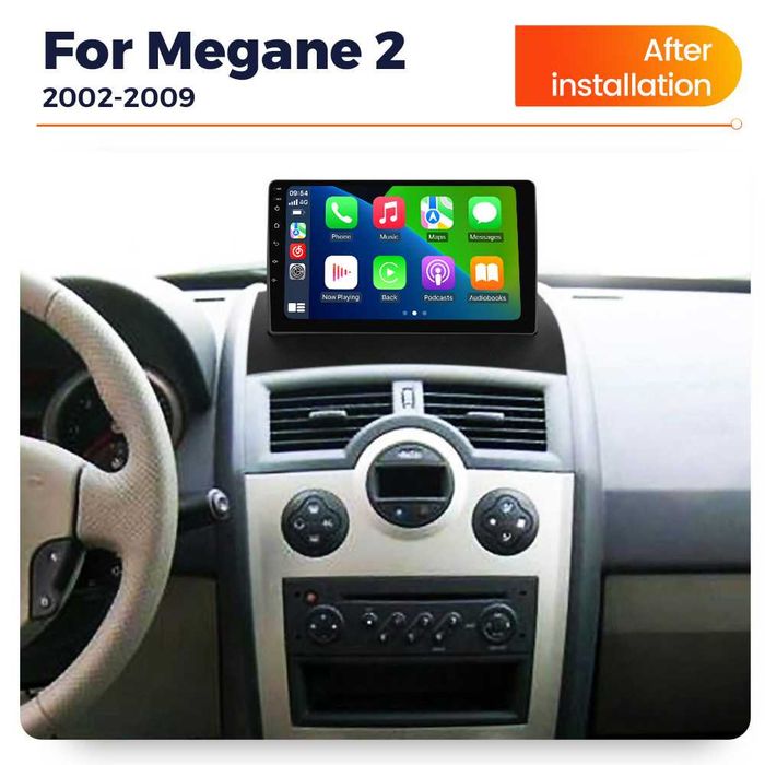 Магнітола Renault Megane 2 андроїд GPS навігація рено меган CarPlay