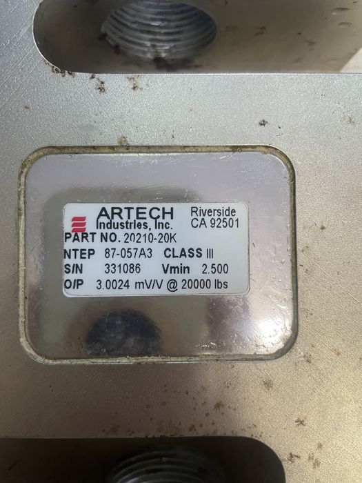 Тензодатчик Artech 20210-20K 20 000 фунтів.