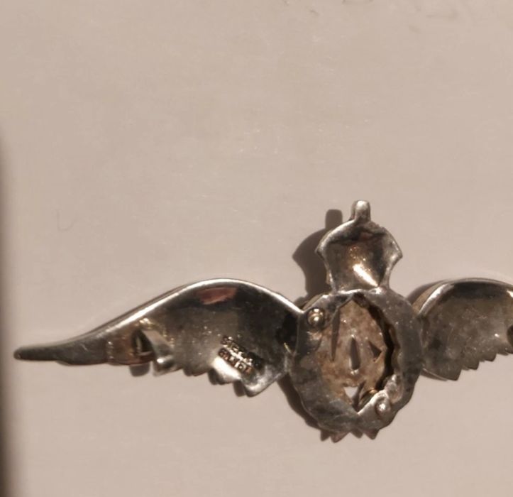 Pin da Segunda Guerra Mundial Royal Air Force em prata