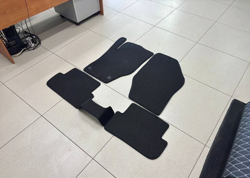 3Д eva коврики в салон авто/ Єва килимки комплект салон + багажник