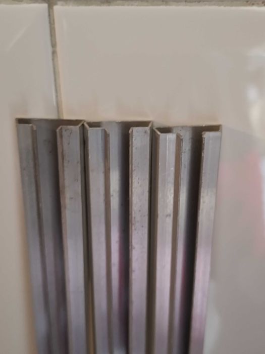 3 Calhas de alumínio de 63cm