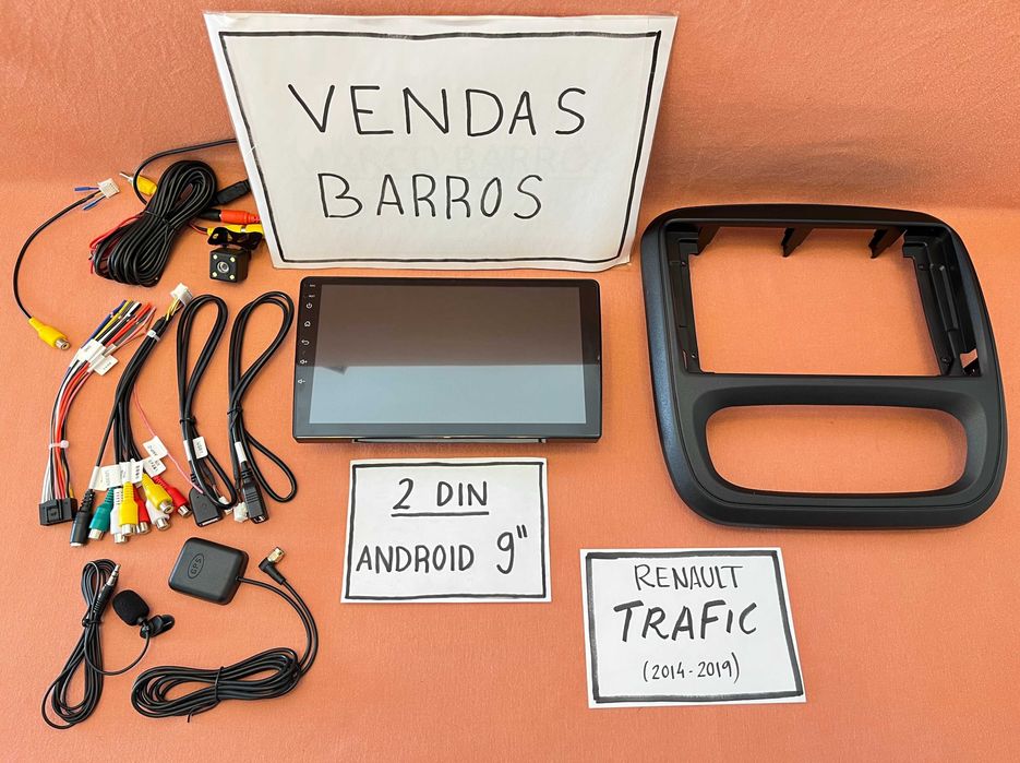 Rádio 9" 2DIN • Trafic / NV300 / Talento / Vivaro • Android [4+64GB]