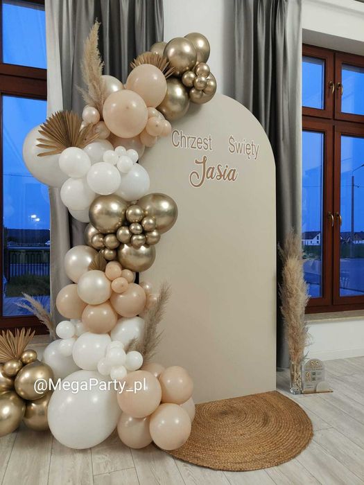 Ścianka balonowa, strefa foto, dekoracje firmowe