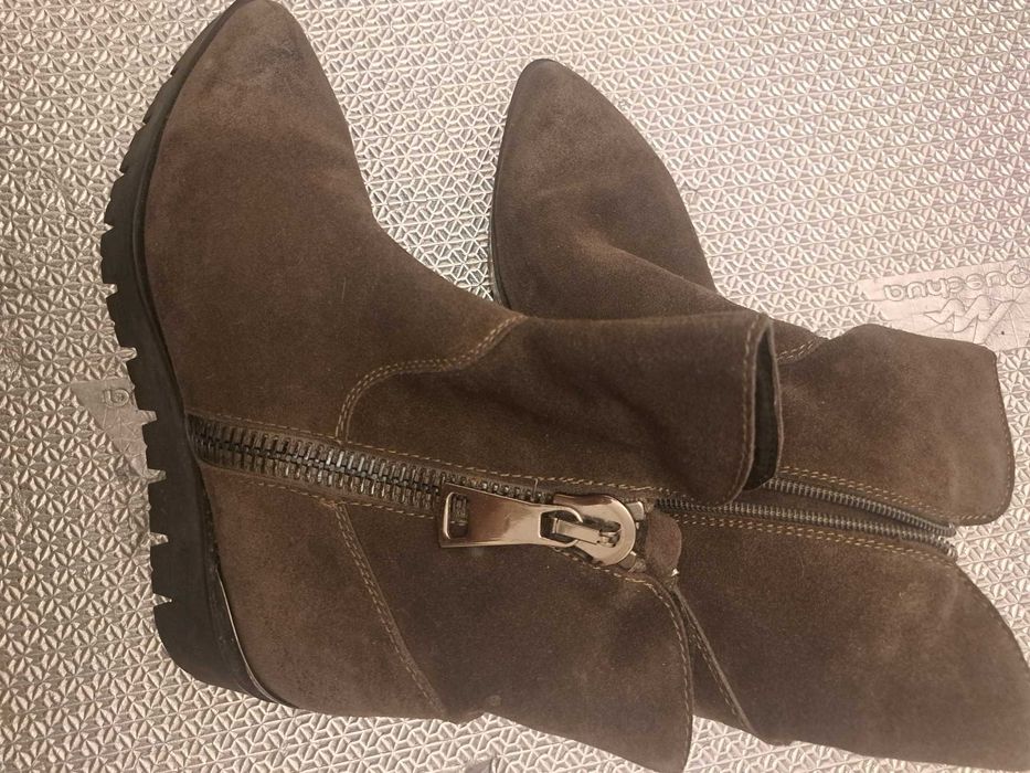 Kozaki krotkie brazowe r 39