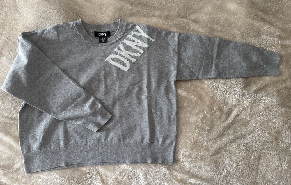 Szary Sweterek DKNY