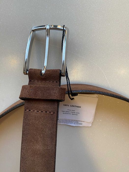 Шкіряний ремінь Zara, замша, 85 і 90 розмір